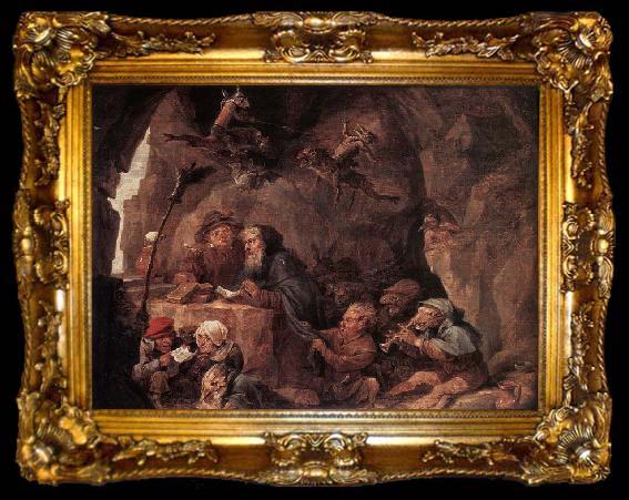 framed  TENIERS, David the Younger Temptation of St Anthony, ta009-2
